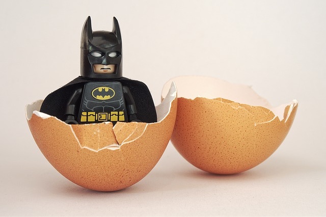 Batman in an Egg