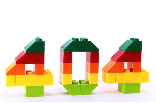 404 made from lego