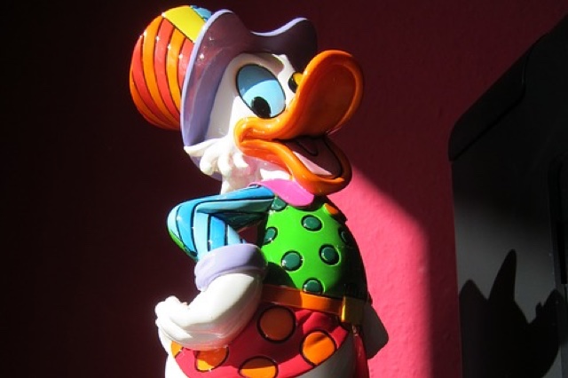 Donald Duck as Scrouge